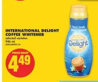 No Frills International delight coffee whitener 946ml offer