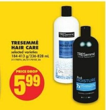 No Frills Tresemme hair care offer