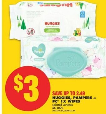 No Frills Huggies wipes offer