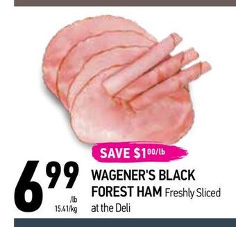 Coppa's Fresh Market Wagener's black forest ham offer
