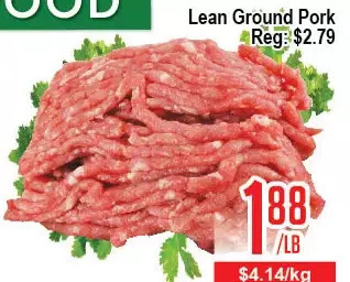 Lean ground pork