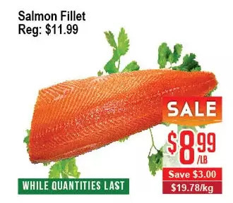 Skyland Foodmart Salmon fillet offer