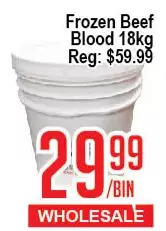 Skyland Foodmart Frozen beef blood offer
