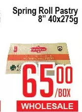 Skyland Foodmart Spring roll pastry offer