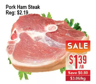 Skyland Foodmart Pork ham steak offer