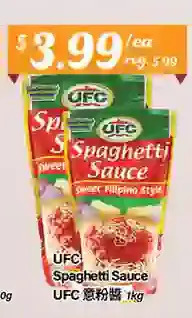 Btrust Supermarket Ufc spaghetti sauce offer
