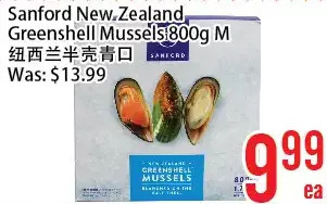 Bestco Food Mart Sanford new zealand greenshell mussels offer