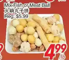 Foody World Mix fish or meat ball offer