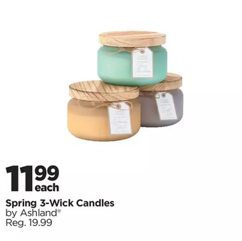 Michaels Spring 3-wick candles by ashland offer