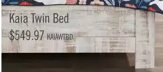 The Brick Kaia twin bed offer