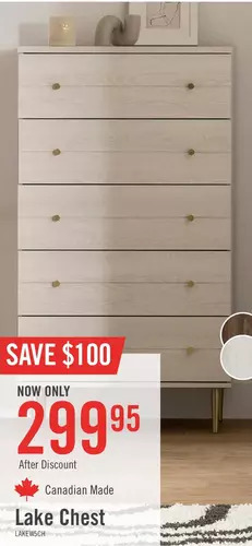 The Brick Lake chest - white offer