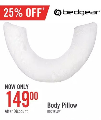 The Brick Bedgear body pillow offer