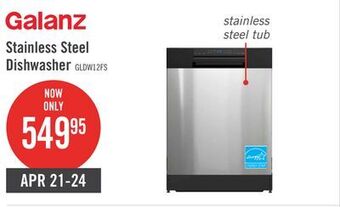 The Brick Galanz 24 front-control dishwasher - gldw12fsba5a offer