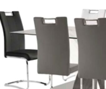 The Brick Tuxedo 7-piece dining package black offer