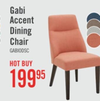 The Brick Gabi accent dining chair - mango offer
