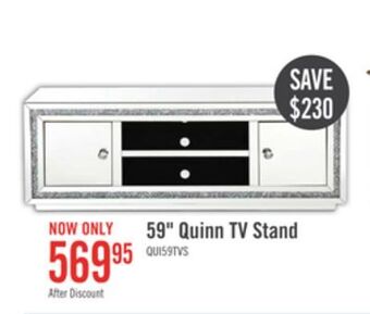 The Brick Quinn 59 tv stand offer