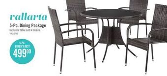 The Brick Vallarta 5-piece patio package offer