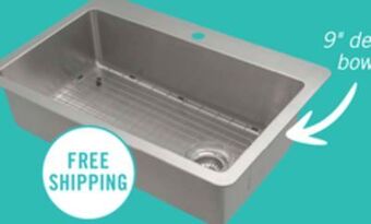 The Brick Ancona valencia series 33 dual mount kitchen sink - an-3334 offer