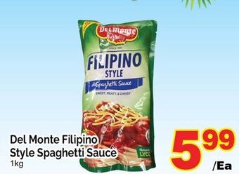 T&T Supermarket Del monte filipino style spaghetti sauce offer