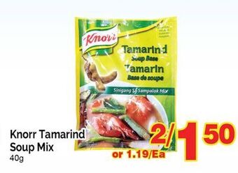 T&T Supermarket Knorr tamarind soup mix, 40g offer