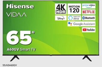 Visions Electronics Hisense vidaa 65 a60gv smart tv offer