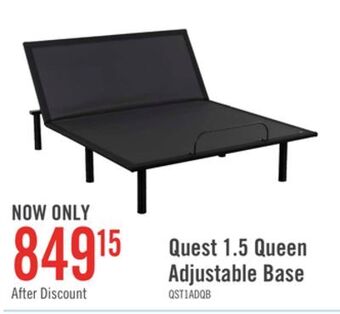 The Brick Quest 1.5 queen adjustable base offer