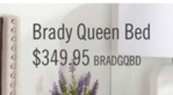 The Brick Brady upholstered queen bed offer