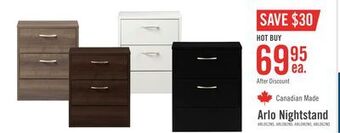 The Brick Arlo nightstand - black offer