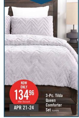 The Brick Tilda 3-piece full/queen comforter set offer