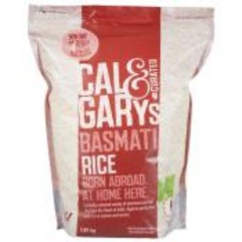 Calgary Co-op Cal & gary's basmati rice offer
