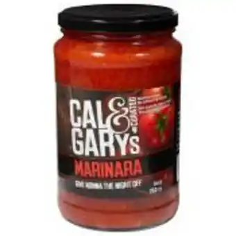 Calgary Co-op Cal & gary's marinara sauce offer
