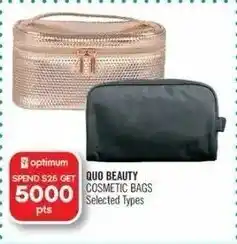 Shoppers Drug Mart Quo beauty cosmetics bags offer