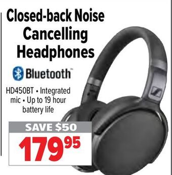 2001 Audio Video Sennheiser closed-back noise cancelling headphones offer