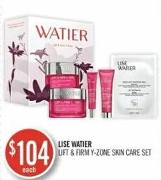 Shoppers Drug Mart Lise watier lift & firm Y-zone skin care set offer