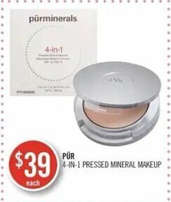 Shoppers Drug Mart Pur 4-in-1 pressed mineral makeup offer