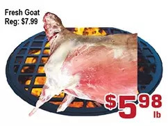 Top Food Supermarket Fresh goat offer