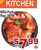 Top Food Supermarket Bbq pork offer