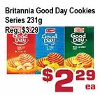 Top Food Supermarket Britannia good day cookies series offer