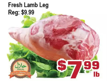 Top Food Supermarket Fresh lamb leg offer