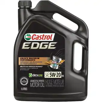 Home Hardware Castrol edge synthetic motor oil 5 l: 5w-20, 5w-30 or 10w-30 offer