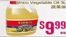 Grant's Foodmart Unico vegetable oil offer