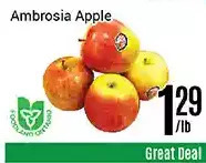 Nations Fresh Foods Ambrosia apple offer
