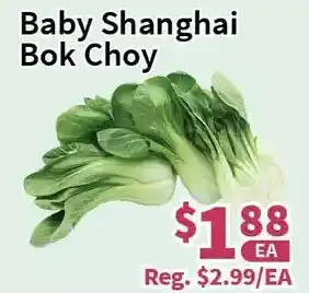 Blue Sky Supermarket Baby shanghai bok choy offer