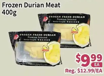 Blue Sky Supermarket Frozen durian meat offer