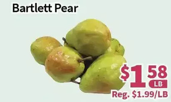 Blue Sky Supermarket Bartlett pear offer