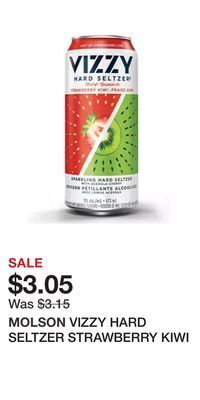 The Beer Store Vizzy hard seltzer strawberry kiwi offer