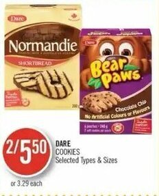 Shoppers Drug Mart Dare cookies offer