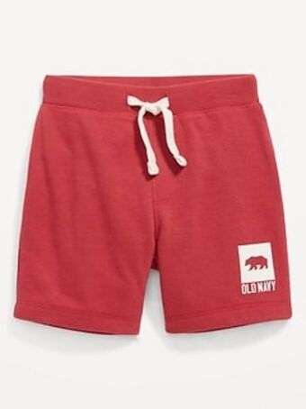 Old Navy Functional-drawstring logo-graphic shorts for toddler boys offer