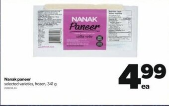 Real Canadian Superstore Nanak paneer 341g offer