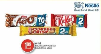 Shoppers Drug Mart Nestle king size chocolate bar offer